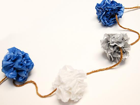 Tissue Paper Garland