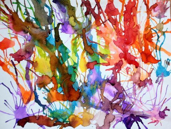 Painting With Straws