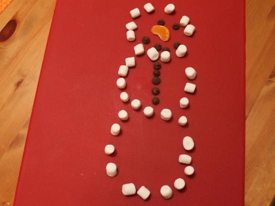 Mini-Marshmallow Snowman