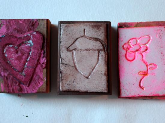Styrofoam Stamps