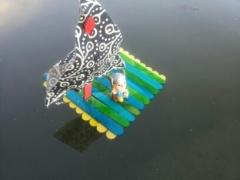 Popsicle Stick Pirate Ship