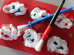 Shaving Cream Bath Tub Paint