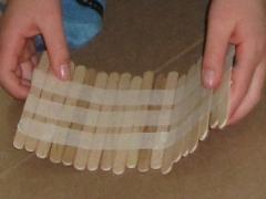 Popsicle Sticks & Masking Tape