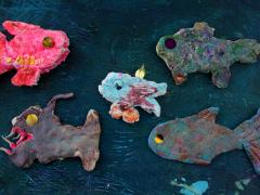 Textured Painted Fish