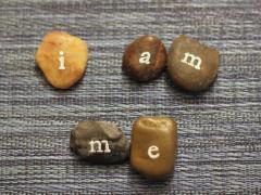 Stamped Rock Words