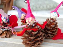 Pine Cone Fairy Family