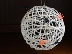 3-D Yarn Spider Web