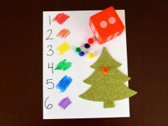 Roll and Decorate Christmas Tree