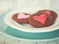 Valentine's Day Ginger Crinkles