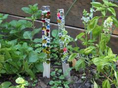 Jeweled Garden Sticks