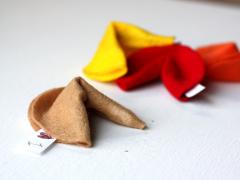 Felt Fortune Cookies 
