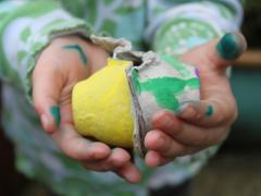 Egg Carton Easter Eggs