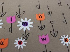 Alphabet Flower Garden