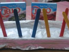 Jello & Ice Cube Paintbrushes