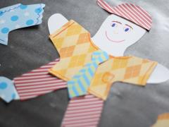 Contact Paper Dolls