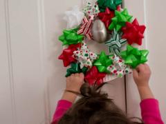 Gift Bow Christmas Wreath