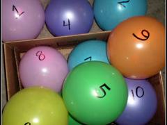 Numbered Balloon Hide and Go Seek