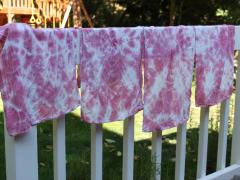 Cranberry Tie-Dye Napkins