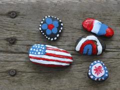 Patriotic Rocks