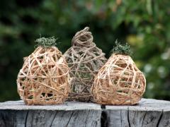 Raffia Pumpkins