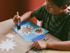 Starry Holiday Table Runner