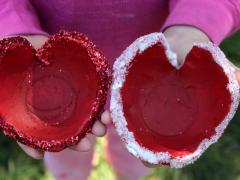 Heart-Shaped Clay Bowls