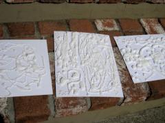 Salt Painting: Olympic Flags