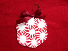 Peppermint Wreath Ornaments