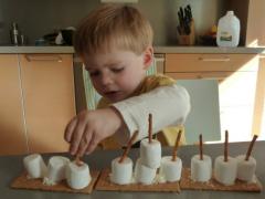 Edible Hanukkah Menorah
