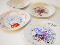 Decorated Ceramic Plates