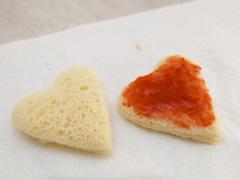 Heart-Shaped Sandwich