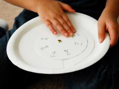 Paper Plate Math & Alphabet Game