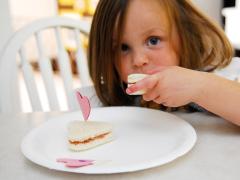 Heart-Shaped Sandwich