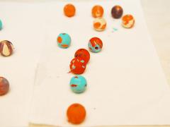 Painted Wooden Bead Necklaces