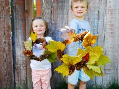 Fall Pinecone Wreath