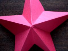 Folded Paper Stars