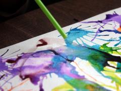 Painting With Straws
