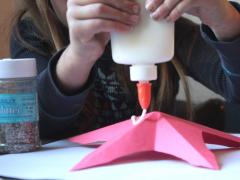 Folded Paper Stars