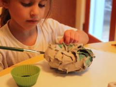 Egg Carton Mini Wreath