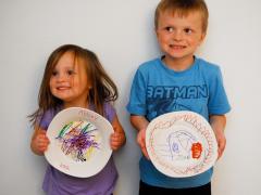 Decorated Ceramic Plates