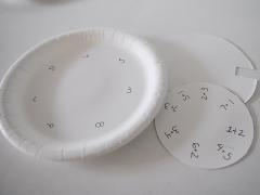 Paper Plate Math & Alphabet Game