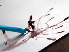 Painting With Straws