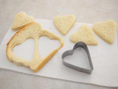 Heart-Shaped Sandwich