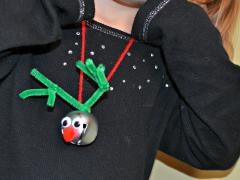 Reindeer Bell Necklace