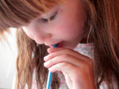 Painting With Straws