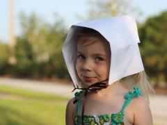 Simple Paper Pilgrim Bonnet