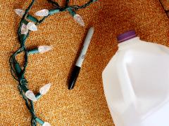 Halloween Milk Jug Lanterns