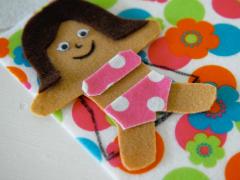Portable Doll Dress-up Board