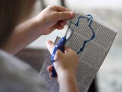 Newspaper Ornaments