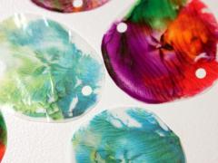 Stained Glass Apple Printing